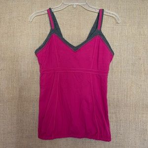 KYODAN Flattering Workout Tank Top Purple Gray Medium